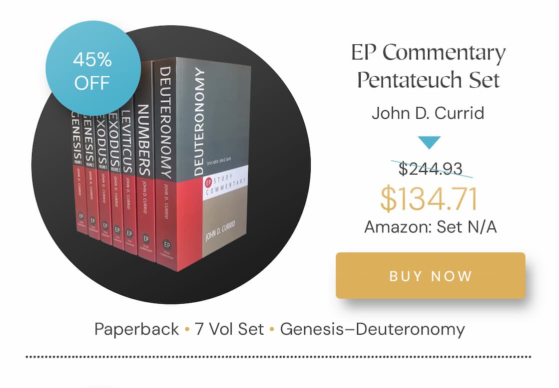 The EP Study Commentary series is designed for ministers, theologians and serious students of the Bible. With John D. Currid as the series editor, EPSCs balance biblical scholarism with straightforward application, making them the ideal companion for pastors and Bible teachers.