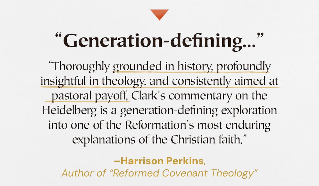 Christians are bombarded with competing messages, but the Heidelberg Catechism speaks clearly. Its teaching on the gospel and the Christian life is biblical, accessible, and pastoral. Its three-part structure of guilt (law), grace (gospel), and gratitude (sanctification) is framed by the comfort the Christian has in God alone. In The Heidelberg Catechism, R. Scott Clark reflects on the catechism's theology, piety, and practice. This thorough yet accessible guide to the catechism comments on each of its 129 questions, revealing the catechism's historical and theological context and explaining how it enlivens the Christian faith today.