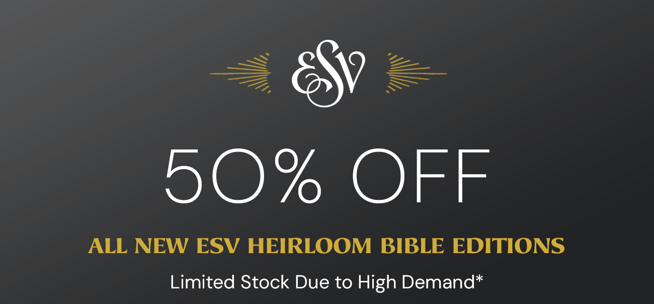 Created with the highest-quality materials, the ESV Heirloom Bible is an elegant Bible printed and bound with superior craftsmanship by Royal Jongbloed in the Netherlands. This Bible features European Bible paper, an extra smooth sewn binding, art gilding, and multiple ribbon markers.  Manufactured with care and precision, the ESV Heirloom Bible is guaranteed to last a lifetime.