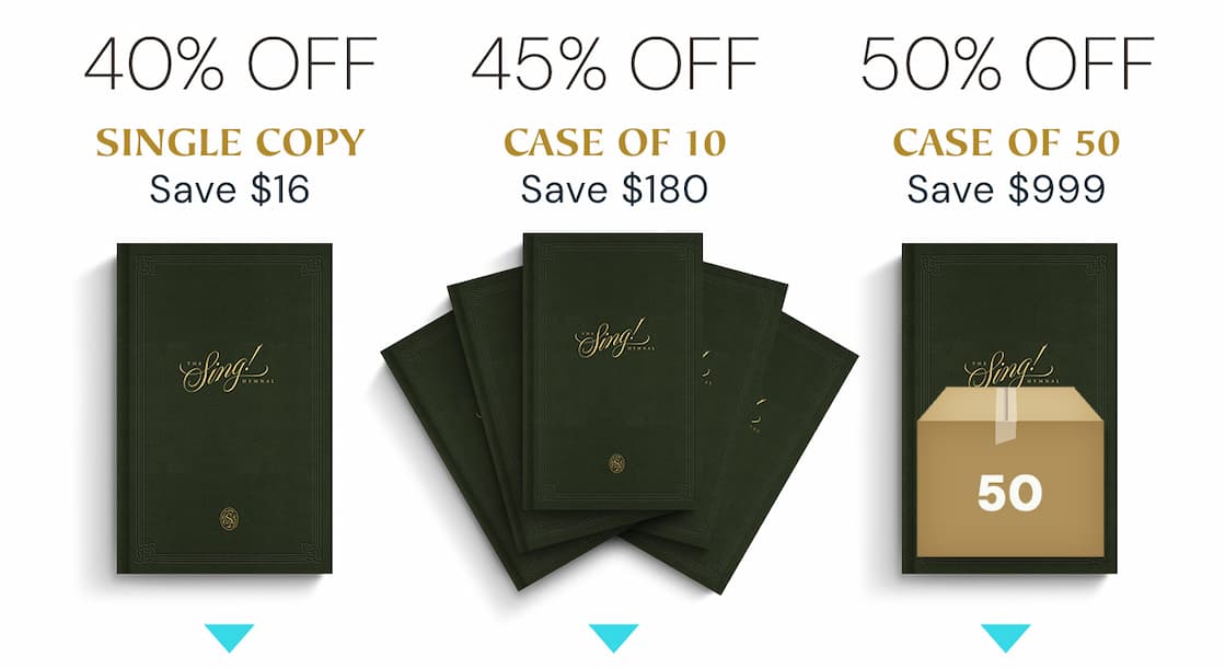 Hymnal from Keith and Kristyn Getty Highlights the Beauty of Christian Theology Through Worship  Blending music and poetry, hymns beautifully bring Christian theology to life. With each verse, rich lyrics echo the timeless truths of Scripture and proclaim the unchanging message of salvation. For centuries, Christians have used these treasured resources in private and corporate worship, and The Sing! Hymnal now presents the profound beauty of hymnody to the next generation.  Thoughtfully curated by award-winning hymn writers Keith and Kristyn Getty, The Sing! Hymnal hosts a collection of timeless classic and contemporary hymns, created to deepen worship and foster unity among God's people through the power of song. Featuring liturgical readings, psalms paired with popular hymns, useful indexes, and a beautiful cloth-over-board cover, this hymnal is a timeless worship resource that individuals, families, and churches will cherish for years to come.