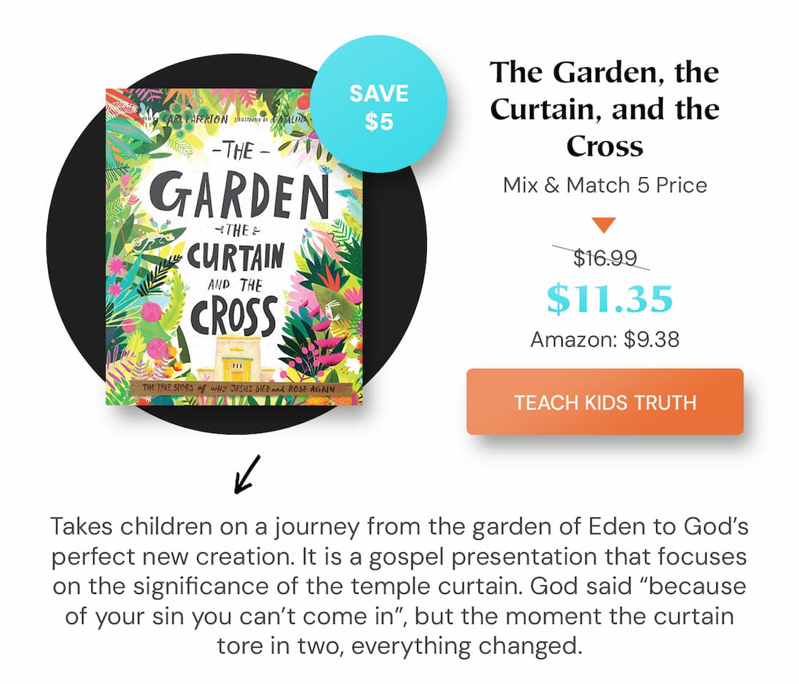 Good Book Company’s Tales That Tell the Truth series is quickly becoming one of our most highly rated collections for teaching children about the wonderful works of God from the stories found in His word. It is not hyperbole to warn that the storytelling may bring a tear to your eye as you read aloud Gospel truths to your children. And Catalina Echeverri’s marvelously expressive illustrations are guaranteed to bring a smile to your face and more often than not, a chuckle.