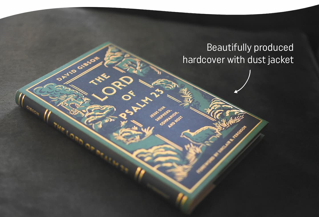 Expository Study of Psalm 23 Reveals the Beauty and Deep Theological Meaning behind a Familiar Part of Scripture  Psalm 23 is one of the most recognizable passages in the whole Bible. Though relatively short, this poetic depiction of God's love epitomizes Christ's goodness and provision as he leads his children. Even lifelong Christians will find fresh encouragement by closely studying these familiar words.  David Gibson walks through each verse in Psalm 23, thoroughly examining its 3 depictions of the believer's union with Christ as sheep and shepherd, traveler and companion, and guest and host. Gibson provides canonical context for the Psalm's beautiful imagery, inspiring praise and wonder as readers reflect on the loving Shepherd who meets every need.