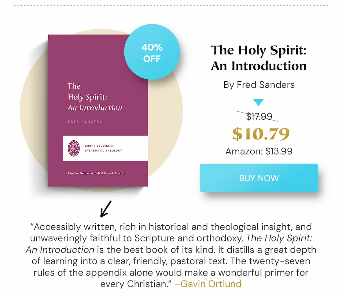 While the specific focus varies, each volume  Introduces the doctrine, Sets it in context, Develops it from Scripture, Draws the various threads together, and  Brings it to bear on the Christian life. It is our prayer, then, that this series will assist the church to delight in her triune God by thinking his thoughts—which he has graciously revealed in his written word, which testifies to his living Word, Jesus Christ—after him in the powerful working of his Spirit.   -Graham A. Cole and Oren R. Martin