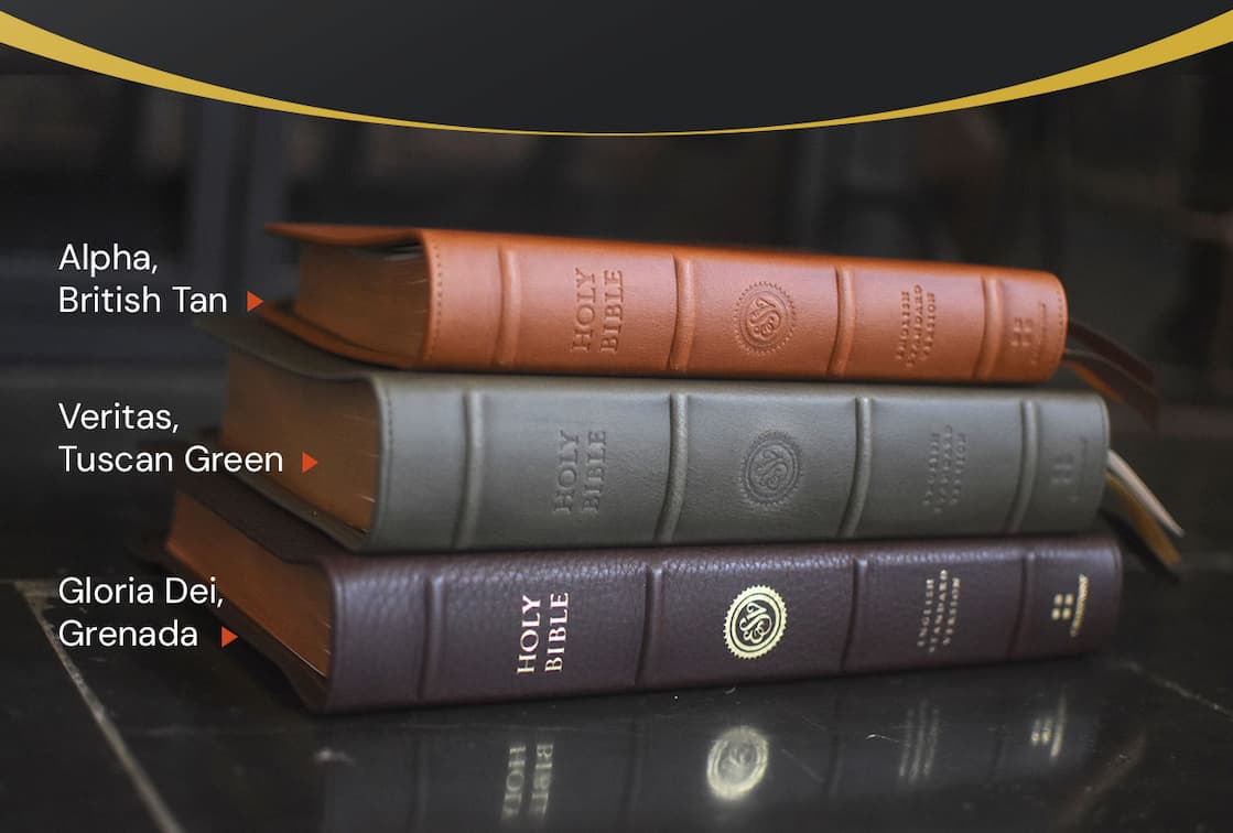 Created with the highest-quality materials, the ESV Heirloom Bible is an elegant Bible printed and bound with superior craftsmanship by Royal Jongbloed in the Netherlands. This Bible features European Bible paper, an extra smooth sewn binding, art gilding, and multiple ribbon markers.  Manufactured with care and precision, the ESV Heirloom Bible is guaranteed to last a lifetime.