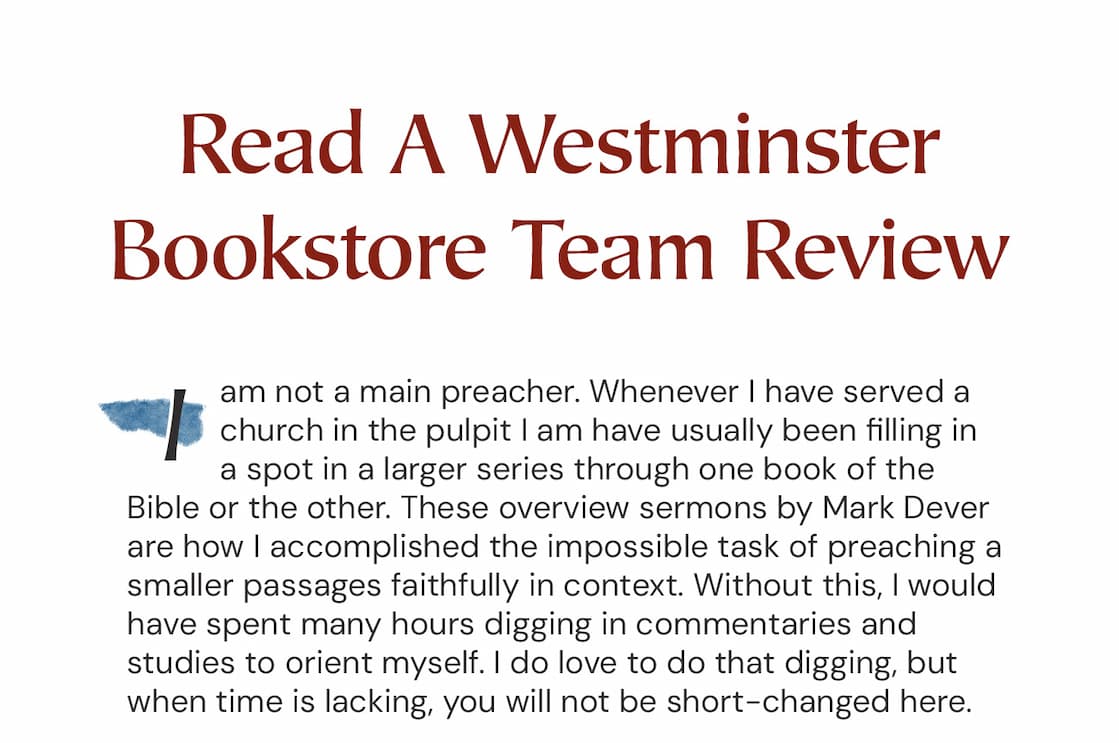 Together, these two volumes offer a sweeping overview of the entire Bible, showing how God’s promises unfold from Genesis to Revelation. In The Message of the Old Testament, Mark Dever helps readers see the big picture of God’s majestic plan revealed through the Law, Prophets, and Writings. Beneath the Old Testament’s sometimes obscure surface lies a glorious story of God’s steadfast love and promises to his people—promises that find their fulfillment in Christ. In The Message of the New Testament, Dever demonstrates how those promises come to completion in Jesus, the deliverer who restores fellowship with God and brings hope to the world. Surveying each New Testament book in light of the Old, he traces the story of promises kept and hope fulfilled. Drawn from sermons in Dever’s early ministry at Capitol Hill Baptist Church, these volumes combine theological depth with clarity, making them valuable resources for pastors and laypeople alike. Concise, accurate, and rooted in Scripture, they help readers grasp the unity of God’s Word and the wonder of his promises.