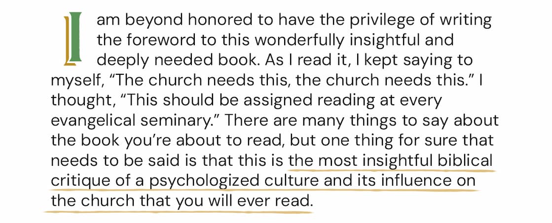 Dissecting the Heart brings some of Powlison's best insights to a new generation that is struggling to deal with its relationship to secular psychology and spiritual formation. For the first time on the printed page, readers get a front-row seat to Powlison's personal thoughts on secular psychology, the role of counseling in the church, the nature of spiritual warfare, and the function of true theology. Patently biblical, pastorally sensitive, and wonderfully engaging, this is David Powlison at his best, talking to his students, and to the church, with a heart for biblical wisdom and Christ-centered hope.