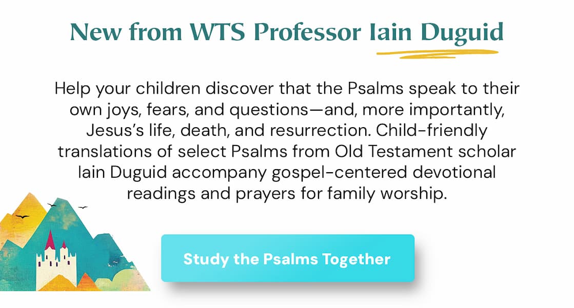 God saves me and honors me; my mighty rock, my castle, is God. (Ps. 62:7)  Introduce your children to the Psalms—and to the Savior the Psalms reveal—in this gospel-centered family devotional. Bible scholar Iain Duguid provides child-friendly translations of select psalms along with short, Christ-focused readings and prayers.