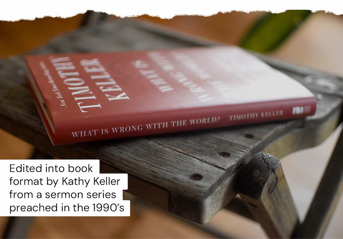During his tenure as founding pastor of Redeemer Presbyterian Church in New York City, Timothy Keller explained on a weekly basis how the Bible provides the most comprehensive and sophisticated response to the fundamental questions of life. In What Is Wrong with the World?, based on a series of teachings given at Redeemer, Keller answers the title's pressing question by revealing that the only thing that can account for the world's pain and chaos is what the Bible calls sin. This clear-eyed and ultimately hopeful book reveals how sin is not simply a "bad" thing we do but something much more subtle and complex, affecting our relationships, our thinking, and every aspect of our existence. And only when we recognize sin for what it is can we find the profound, life-transforming answer our souls long for.