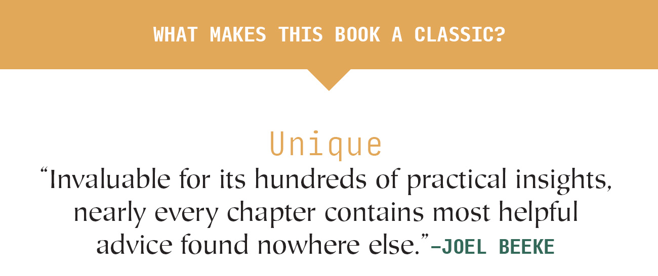 A warm, conversational approach to kindling the hearts of young ministers toward preaching and shepherding. Spurgeon’s topics ranged from choosing a text, to posture while preaching, to where to find illustrations. Self-depreciating and often comic, these intimate lectures bear the marks of a faithful heart and intelligent mind bent on teaching the same characteristics to his successors.