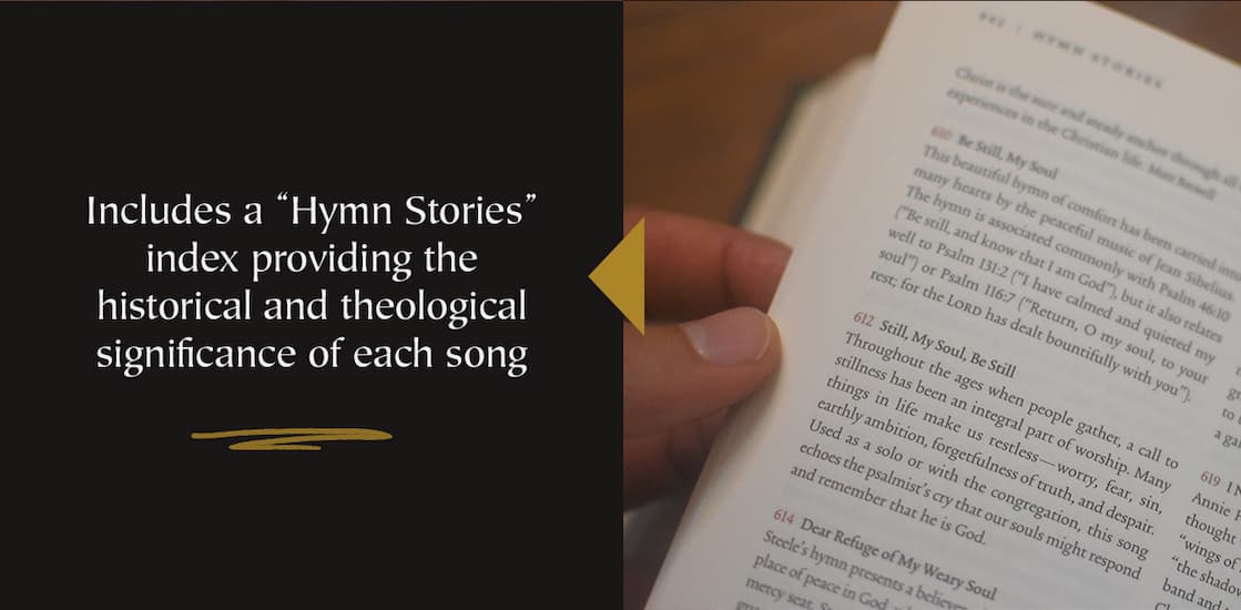 Hymnal from Keith and Kristyn Getty Highlights the Beauty of Christian Theology Through Worship Blending music and poetry, hymns beautifully bring Christian theology to life. With each verse, rich lyrics echo the timeless truths of Scripture and proclaim the unchanging message of salvation. For centuries, Christians have used these treasured resources in private and corporate worship, and The Sing! Hymnal now presents the profound beauty of hymnody to the next generation. Thoughtfully curated by award-winning hymn writers Keith and Kristyn Getty, The Sing! Hymnal hosts a collection of timeless classic and contemporary hymns, created to deepen worship and foster unity among God's people through the power of song. Featuring liturgical readings, psalms paired with popular hymns, useful indexes, and a durable, scuff-resistant cover, this hymnal is perfect for equipping attendees during Sunday morning services.