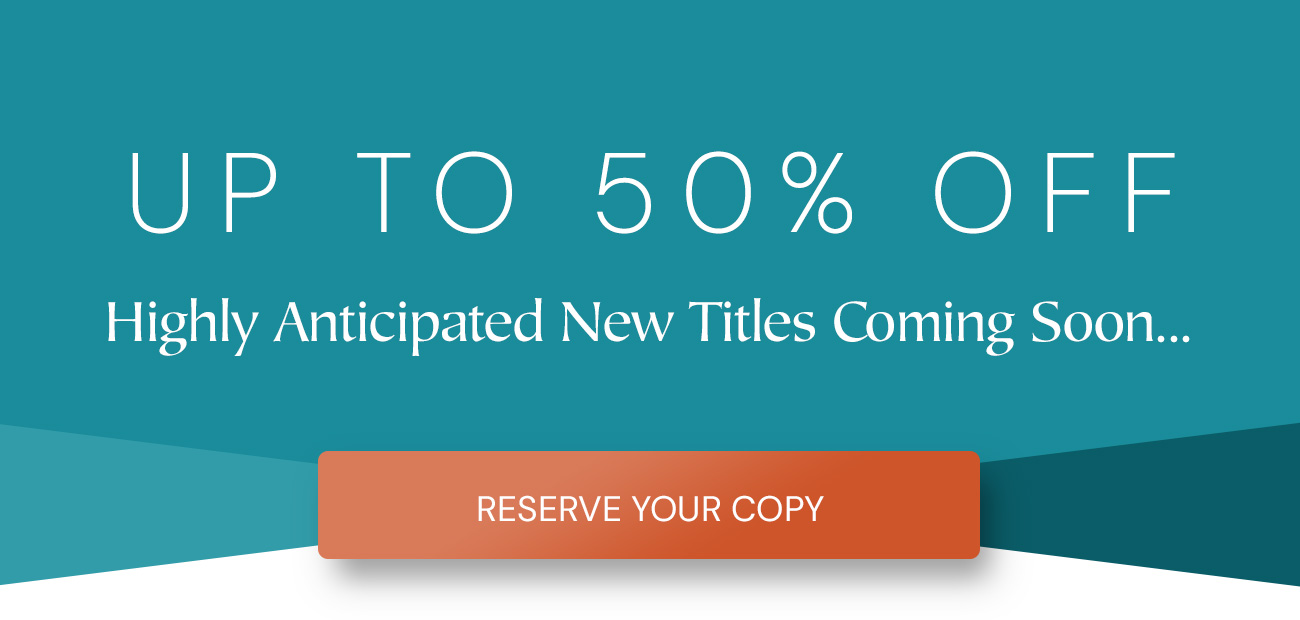 In this category you'll find a sneak peek at some of the books that we’re excited to launch in the coming days and months. These books haven’t quite arrived, but we’re giving you a chance to jump to the front of the line and pre-order your copy beforehand at our sale price. You know that feeling when you get someone the perfect gift that you can’t wait to give so you keep dropping hints about what’s coming? That’s kind of what we’re doing here.