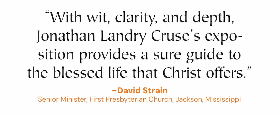 As Christians strategize over cultural engagement, cultural disengagement, and cultural warfare, we can easily miss a core problem: The trouble isn’t that we’re in the world—it’s that we’re too much like the world. The solution? To pursue, by God’s grace, the paradoxical character preached by Jesus in the Beatitudes. As he explores these foundations for kingdom living, Jonathan Landry Cruse shows how the surprising course of spiritual growth leads to rich blessing in Christ.