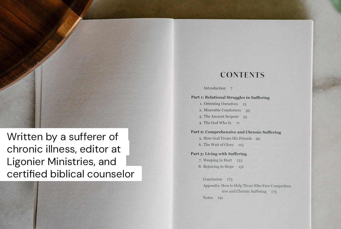 How do Christians endure suffering that upends every aspect of life—perhaps permanently? Comprehensive and chronic suffering can assault our faith, strain our relationships, and leave others in the church unsure how to help. A shaky theology of suffering—others’ or our own—only compounds our hurt. In this honest, direct, and compassionate guide, Karrie Hahn tackles the hard questions: What does affliction reveal about who God is and how he relates to us? How can we move forward when we are devastated by pain? She helps sufferers keep walking by faith—and equips other believers to walk with them for the long haul.