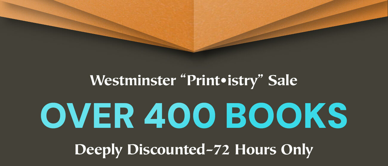 For 72 hours, we’re offering deep discounts on over 400 of our best books. With each book you buy, you’re not just saving a few dollars. You’re strengthening the Christian book ecosystem—helping us expand our influence with publishers and extend the reach of gospel truth. Thank you for standing with us.