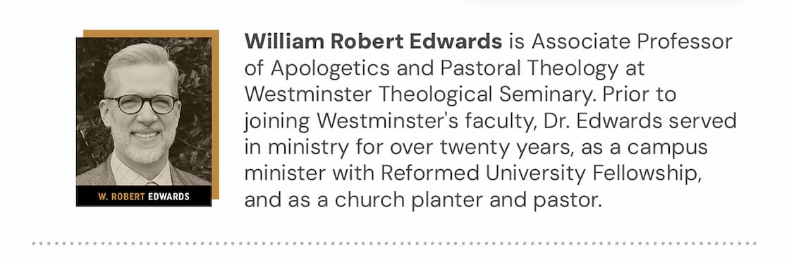 As a ministry of Westminster Theological Seminary, we're especially grateful for faculty who don't keep their scholarship confined to the classroom. These pastor-scholars labor to serve Christ's church, translating years of careful study into books that equip pastors, strengthen believers, and proclaim the whole counsel of God. We're proud to share their work with the global church.