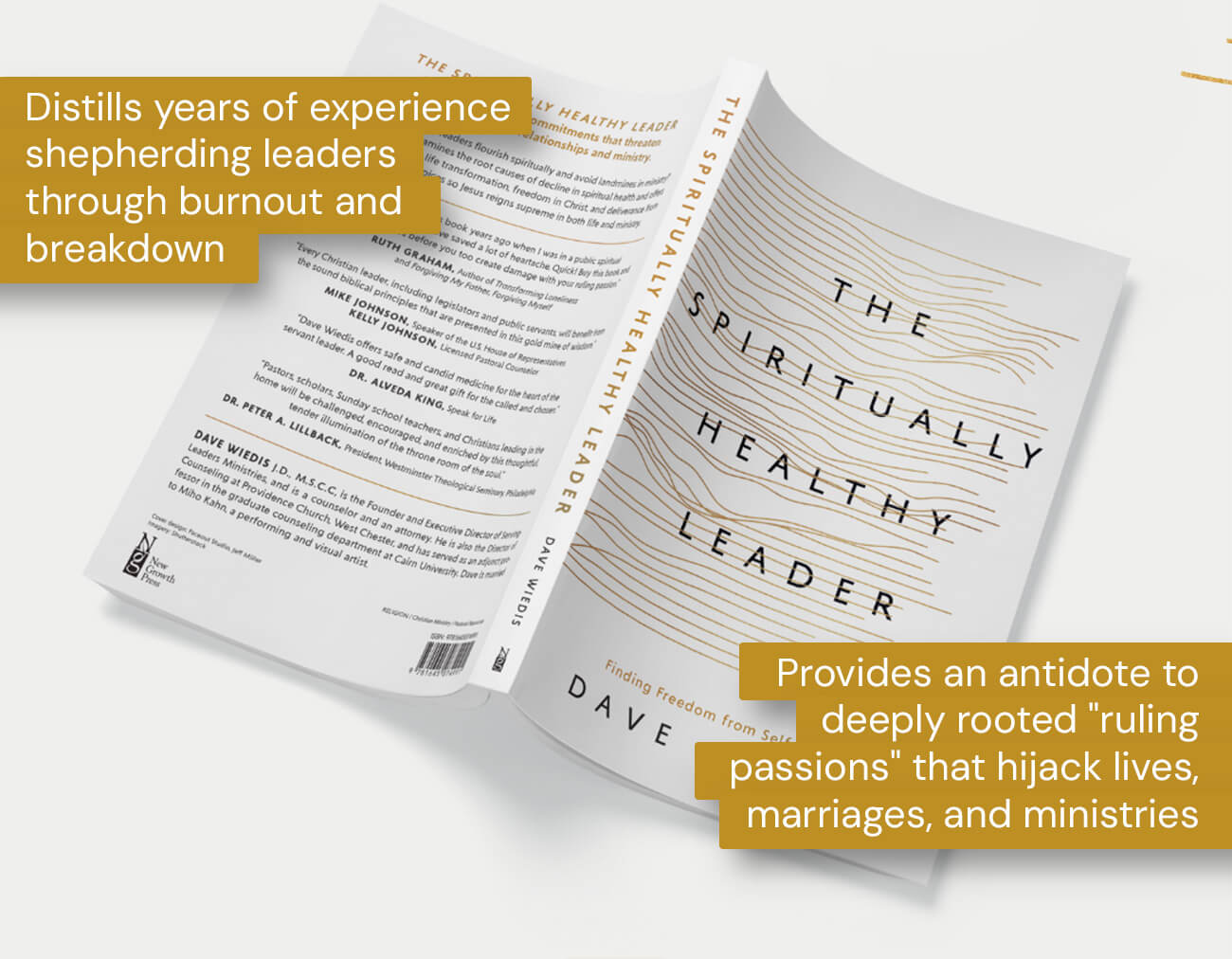 Most ministry leaders don't usually implode from outside pressures, but rather, they are most often incapacitated from their own inner struggles. Dave Wiedis, the Founder of ServingLeaders Ministries, helps pastors, counselors, and teachers uncover what is functionally most important to them, understand how these core commitments, or "ruling passions," can hijack their lives, marriages, and ministries, and gently guides them to grow in their passion for God. The Spiritually Healthy Leader exposes these root causes and offers the path to deep life transformation, freedom in Christ, and deliverance from self-sabotage. With Christ as the true center of their lives, ministry leaders can walk vibrantly with God, free from self-sabotage of the heart, and experience the ripple effect of health and healing in their lives, and see that effect positively impact our close relationships, families, churches, and the next generation.