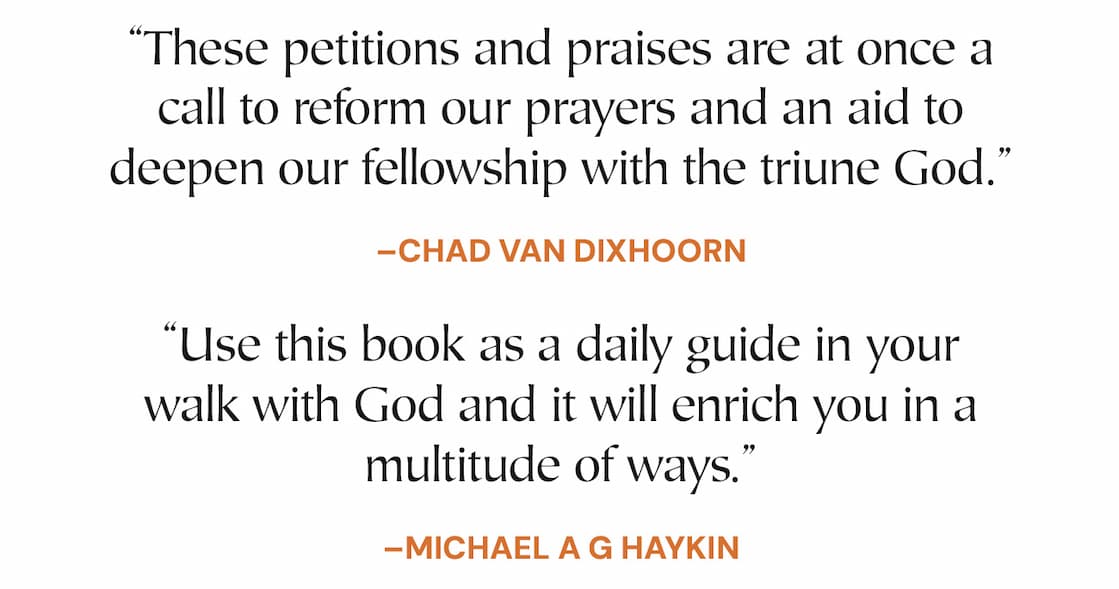 The Prayers of the Church series gathers the legacy of faith and wisdom from across the Christian tradition to help readers grow into godliness. Each volume focuses on a different tradition or historical era, bringing spiritual riches from across history and the global church to new readers today.