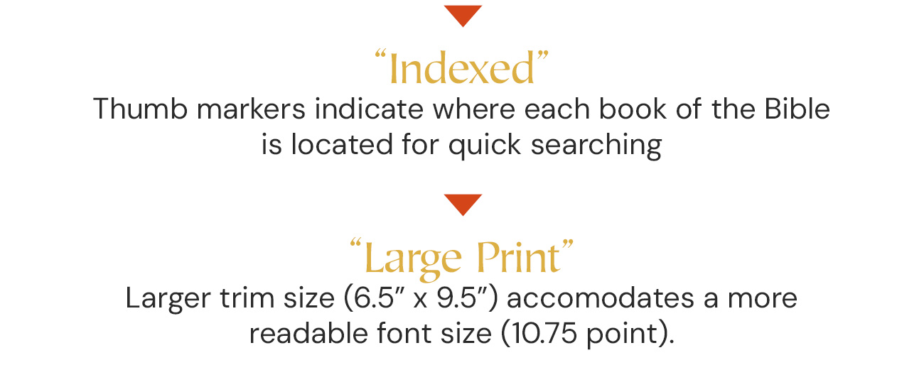 The ESV Study Bible was designed to help you understand the Bible in a deeper way. Created by a diverse team of 95 leading Bible scholars and teachers--from 9 countries, nearly 20 denominations, and 50 seminaries, colleges, and universities--the ESV Study Bible features a wide array of study tools, making it a valuable resource for serious readers, students, and teachers of God's Word.