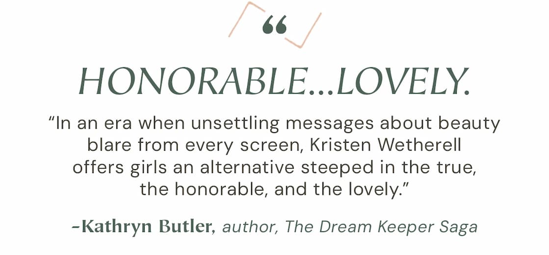 Devotional Teaches Girls the Unique Ways They Are Made Beautiful in God's Image  In a society that values physical beauty, worldly achievements, and popularity, many young people suffer under the weight of the world's expectations. The pressure to conform is especially intense for young girls who long to be accepted. Thankfully, the Creator of the world doesn't judge our beauty through these impossible ideals. Instead, he focuses on the character of our hearts--our love for Christ, our fear of him, and our continual transformation by his grace.  Written for girls ages 9-12, this devotional traces the theme of beauty to help young readers know and love the one who created them in his likeness. Each reading includes a portion of a poem, a related Bible verse, a concise devotion, and a brief prayer. As young readers marvel at the beauty of God, they will be transformed, learning that the more they appreciate God's beauty, the more beautiful they will become.