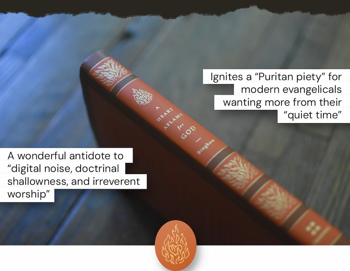 How 21st-Century Evangelicals Can Pursue Spiritual Growth through Early Modern Puritan Piety  "Keep your heart" (Proverbs 4:23). "Work out your own salvation with fear and trembling" (Philippians 2:12). "Grow in the grace and knowledge of our Lord and Savior Jesus Christ" (2 Peter 3:18). Scripture beckons Christians toward obedience and maturity, but many modern approaches to spiritual formation are less than biblical. In A Heart Aflame for God, Matthew C. Bingham studies God-ordained spiritual practices modeled by the 16th- and 17th-century Reformers.  Primarily drawing from Puritan tradition, Bingham shows readers how to balance belief in salvation through faith with a responsibility for one's personal spiritual growth. He studies biblical practices--including meditation, prayer, and self-examination--from a Protestant perspective. Blending historical analysis and practical application, this edifying study cultivates a greater understanding of Reformed theology and an ever-growing relationship with God.