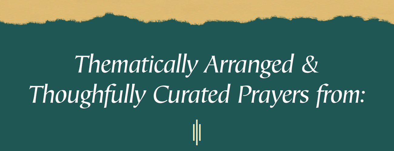 The Prayers of the Church series gathers the legacy of faith and wisdom from across the Christian tradition to help readers grow into godliness. Each volume focuses on a different tradition or historical era, bringing spiritual riches from across history and the global church to new readers today.