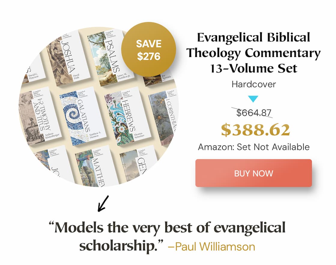 The Evangelical Biblical Theology Commentary (EBTC) series locates each biblical book within redemptive history and illuminates its unique theological contributions. All EBTC volumes feature informed exegetical treatment of the biblical book and thorough discussion of its most important theological themes in relation to the canon--all in a style that is useful and accessible to students of Scripture.