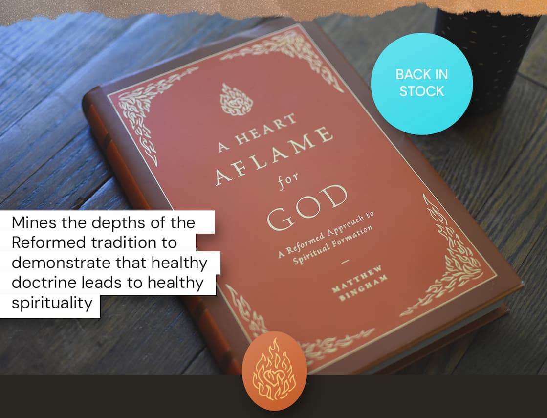How 21st-Century Evangelicals Can Pursue Spiritual Growth through Early Modern Puritan Piety  "Keep your heart" (Proverbs 4:23). "Work out your own salvation with fear and trembling" (Philippians 2:12). "Grow in the grace and knowledge of our Lord and Savior Jesus Christ" (2 Peter 3:18). Scripture beckons Christians toward obedience and maturity, but many modern approaches to spiritual formation are less than biblical. In A Heart Aflame for God, Matthew C. Bingham studies God-ordained spiritual practices modeled by the 16th- and 17th-century Reformers.  Primarily drawing from Puritan tradition, Bingham shows readers how to balance belief in salvation through faith with a responsibility for one's personal spiritual growth. He studies biblical practices--including meditation, prayer, and self-examination--from a Protestant perspective. Blending historical analysis and practical application, this edifying study cultivates a greater understanding of Reformed theology and an ever-growing relationship with God.