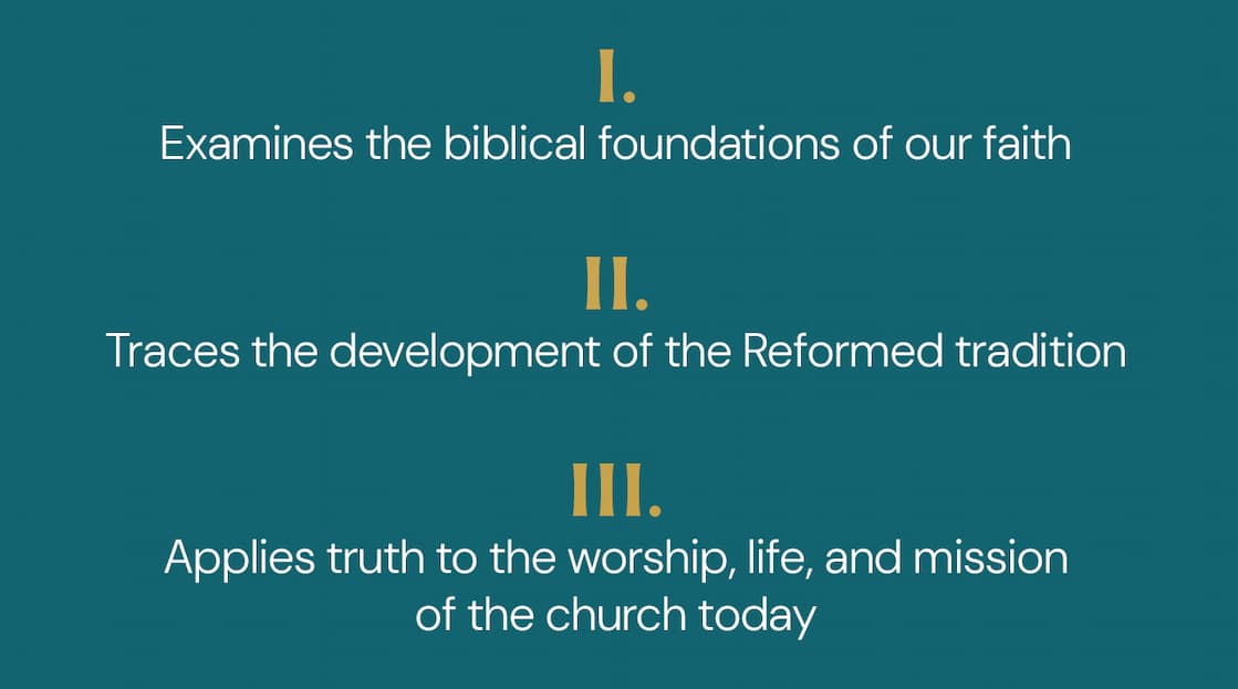 We Believe is a series of eight studies of the primary doctrines of the Christian faith as confessed in the Nicene Creed and received in the Reformed tradition. The series marks the 1700th anniversary of the Council of Nicaea (ad 325) by re-affirming and advancing the Church’s confession. The title of our series is drawn from the first words of the Creed—the single Greek verb Πιστεύομεν—which introduces what has become the classic confession of the Christian Faith. Since the Church’s confession neither began at Nicaea, nor ended with its creed, We Believe examines the biblical foundations of the Church’s faith, traces its development (especially in the Reformed tradition), and applies its truths to the worship, life, and mission of the Church today. Since true theology begins in prayer and worship of the God who has revealed himself, each volume opens with a theme prayer, shaped by Scripture and the Church’s confession. Further, since even the deepest truths of the faith need to be simply expounded so they can be clearly grasped and faithfully lived, each volume closes with a series of theses, which summarize the doctrine covered in the book. We Believe provides a comprehensive and integrated biblical, theological, and missional treatment of the major doctrines of the Christian faith.