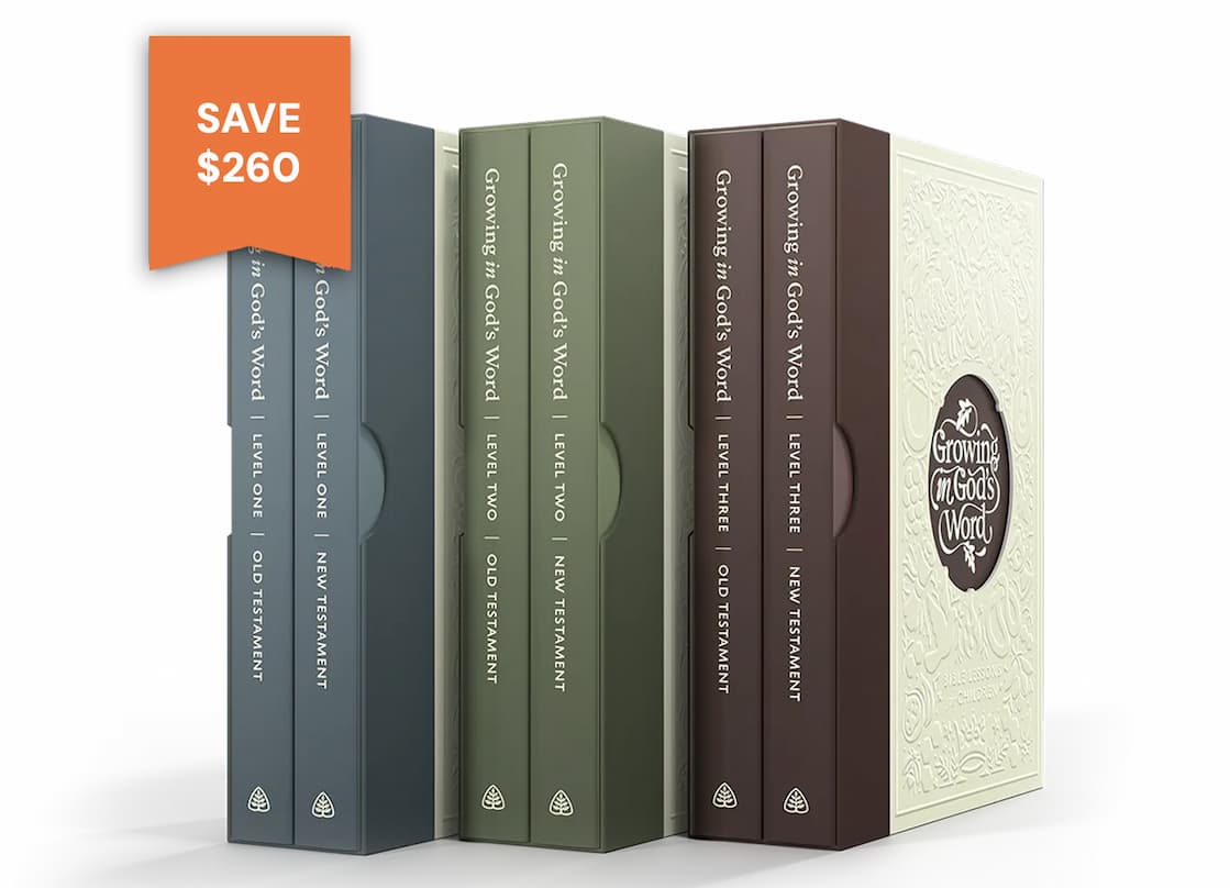 Growing in God’s Word is a curriculum from Ligonier Ministries to help churches, families, and schools guide children through an overview of the Bible in 52 lessons. Built on the unique authority of Scripture, each lesson reinforces the truths of Reformed theology and the Bible’s unifying covenantal framework. This curriculum aims to help you nurture children in the Christian faith, that they may discover their place in God’s story of salvation in and through the Lord Jesus Christ.
