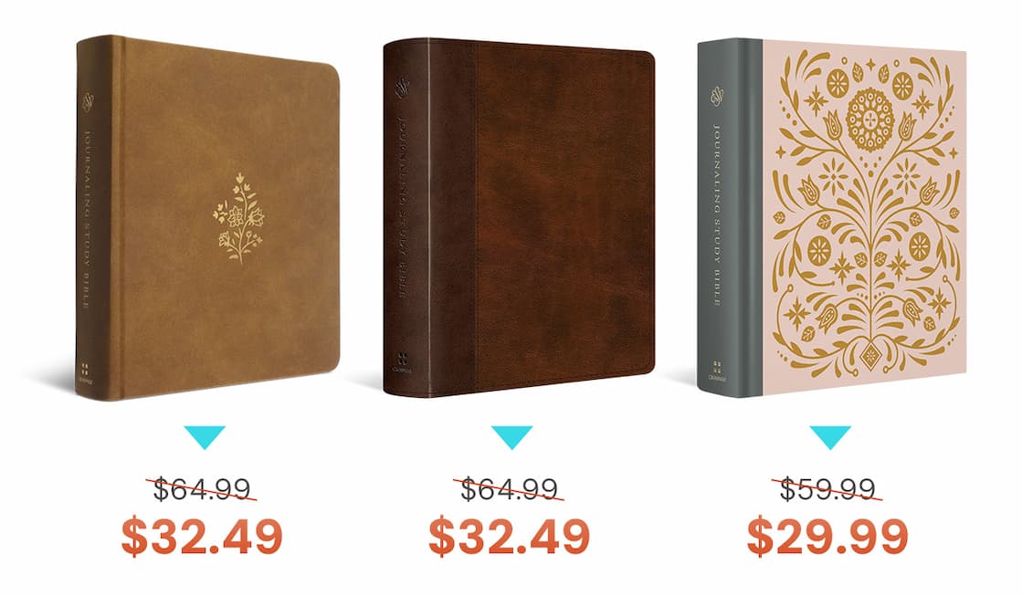 The best study Bibles help you understand Scripture. The best journaling Bibles help you interact with it.The ESV Journaling Study Bible does both.  Combining the trusted notes and theological depth of the ESV Study Bible with expansive 2-inch journaling margins, this edition gives you space not only to read God’s Word, but to engage with it personally. Record sermon notes, prayers, observations, cross-references, or moments of insight directly beside the biblical text—turning your Bible into a lasting record of your walk with Christ.