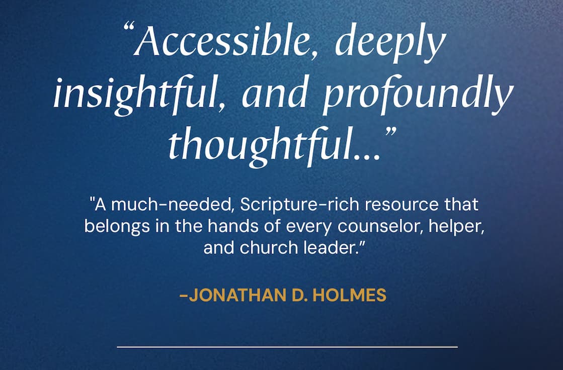 Every Sunday, men and women scarred by crises and betrayals worship among us. Our Lord not only calls us to help them but equips us to do so. Out of her careful study of Scripture and years of counseling experience, Darby Strickland has written a comprehensive resource to help counselors, church leaders, and laypeople understand the unique wounds of trauma—and then come alongside sufferers with effective, thoughtful care that shows the love of Christ. You’ll learn how to identify and name common wounds of trauma (physical anguish, shame, hypervigilance, reexperienced trauma, avoidance, faith questions) so people feel understood. use gentle discovery questions and reflection prompts to listen well, pace your care, and avoid further injuring sufferers. shape church communities that lament honestly, protect the vulnerable, and patiently encourage restoration and healing. Also includes reproducible worksheet, guide to medical referrals, and case studies.