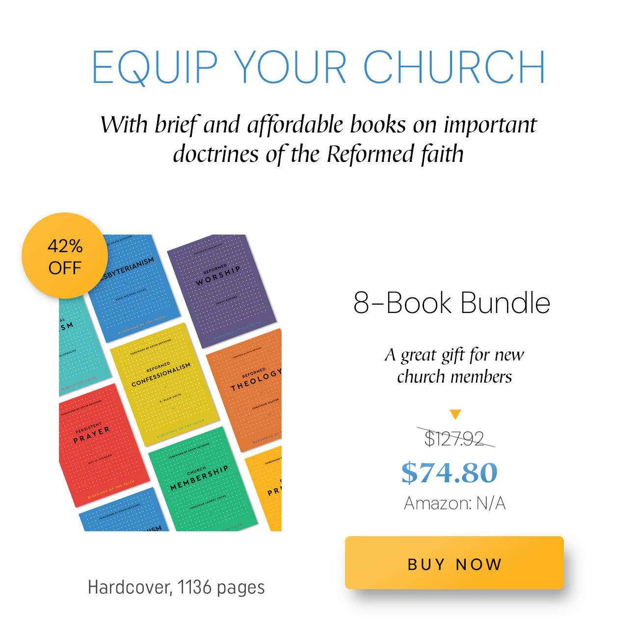 Informative and encouraging, these brief books will serve as a helpful primer and quick reference tool for parents, congregations, elders, and pastors. Written for the church, the Blessings of the Faith series introduces and celebrates Reformed doctrine and practice—each book features a brief and practical overview of its topic with discussion questions and an extensive Q&A section.