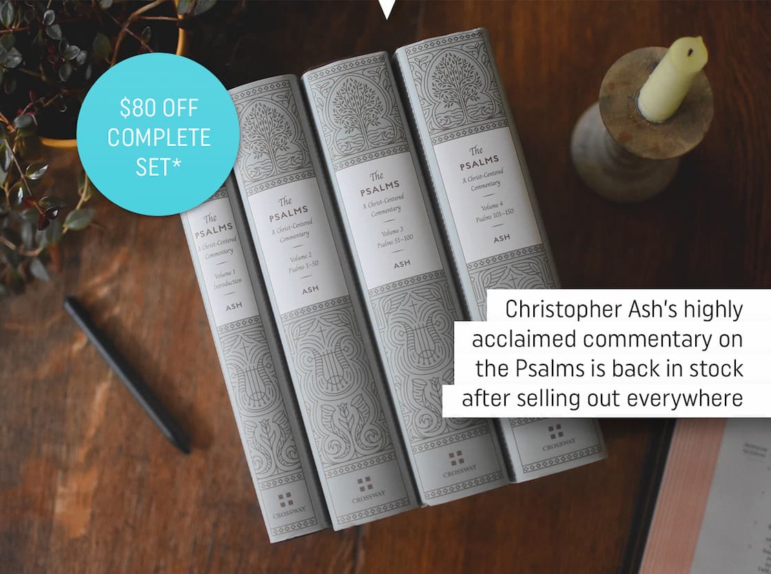 In this comprehensive, 4-volume commentary, Christopher Ash provides a thorough treatment of all 150 Psalms, examining each psalm's significance to David and the other psalmists, to Jesus during his earthly ministry, and to the church of Christ in every age. The first volume in the set is a detailed handbook that explains how to interpret the Psalms with Christ at the center. The remaining 3 volumes cover each psalm in depth, with introductory quotations, a deep analysis of the text's structure and vocabulary, and a closing reflection and response. Ash also includes selected quotations from older readings of the Psalms, including patristic, medieval, Reformation, and post-Reformation scholars. Perfect for pastors, Bible teachers, and students, this commentary set helps readers sing and pray the Psalms with Christ in view.