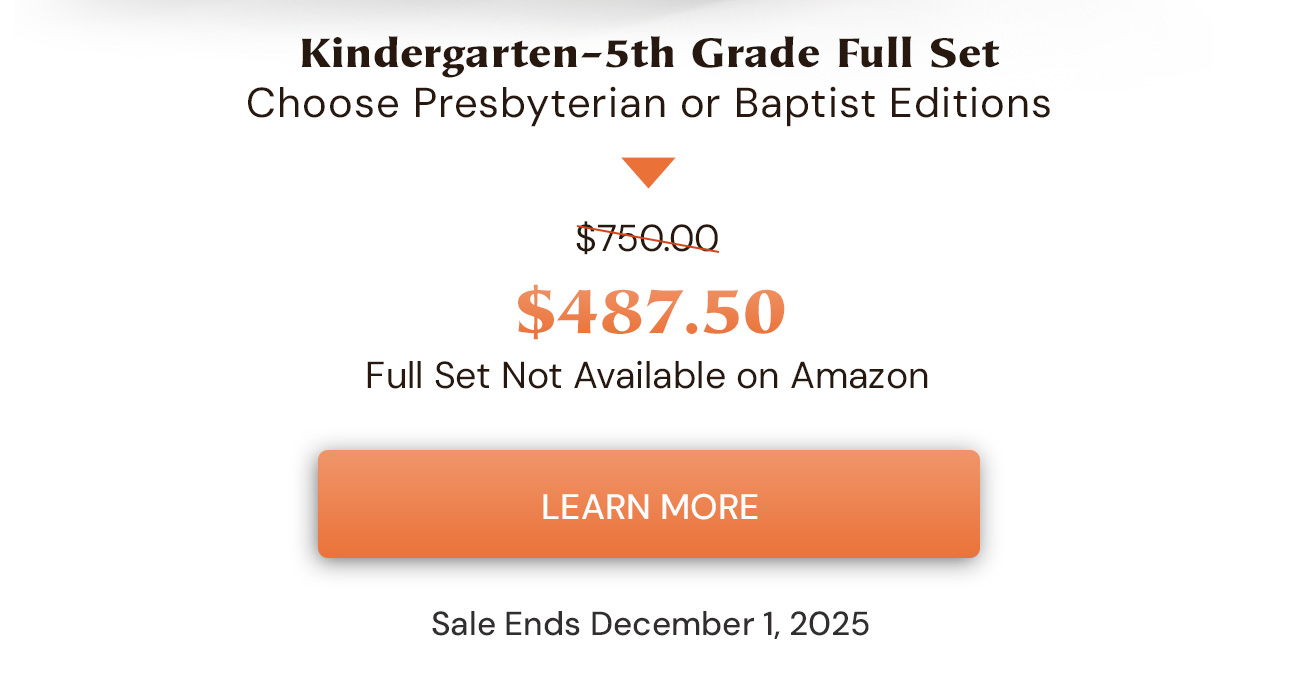 Growing in God’s Word is a curriculum from Ligonier Ministries to help churches, families, and schools guide children through an overview of the Bible in 52 lessons. Built on the unique authority of Scripture, each lesson reinforces the truths of Reformed theology and the Bible’s unifying covenantal framework. This curriculum aims to help you nurture children in the Christian faith, that they may discover their place in God’s story of salvation in and through the Lord Jesus Christ.