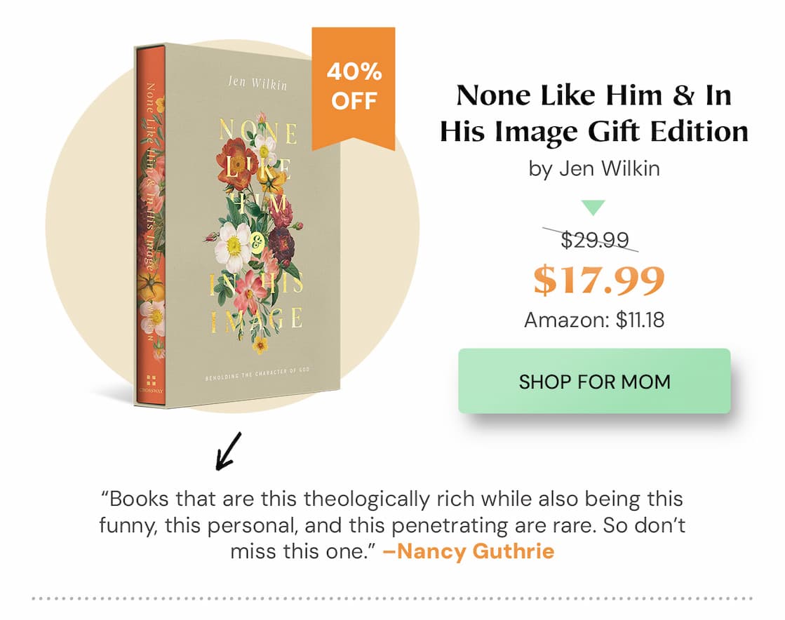 Understand God's Will for Your Life with Two of Jen Wilkin's Most Popular Books, Now Available in One Elegant Gift Edition  Who am I meant to be? Whether a person struggles with self-doubt or clings to self-sufficiency, she has likely asked this question. Some books promise answers through personality tests or personal development methods. But a biblical pursuit of purpose begins by following God and reflecting his character. Author Jen Wilkin helps women contemplate the attributes of God in two of her bestselling books, now available in this gift edition.