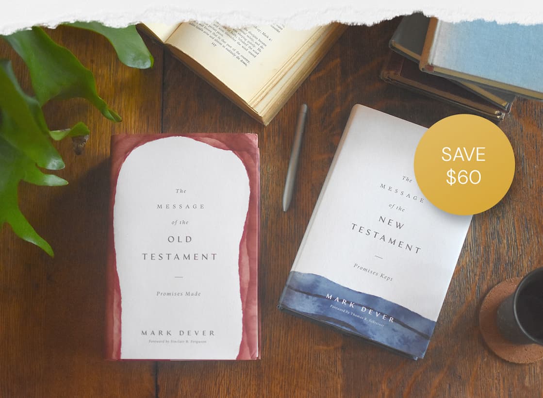 Together, these two volumes offer a sweeping overview of the entire Bible, showing how God’s promises unfold from Genesis to Revelation.  In The Message of the Old Testament, Mark Dever helps readers see the big picture of God’s majestic plan revealed through the Law, Prophets, and Writings. Beneath the Old Testament’s sometimes obscure surface lies a glorious story of God’s steadfast love and promises to his people—promises that find their fulfillment in Christ.  In The Message of the New Testament, Dever demonstrates how those promises come to completion in Jesus, the deliverer who restores fellowship with God and brings hope to the world. Surveying each New Testament book in light of the Old, he traces the story of promises kept and hope fulfilled.  Drawn from sermons in Dever’s early ministry at Capitol Hill Baptist Church, these volumes combine theological depth with clarity, making them valuable resources for pastors and laypeople alike. Concise, accurate, and rooted in Scripture, they help readers grasp the unity of God’s Word and the wonder of his promises.