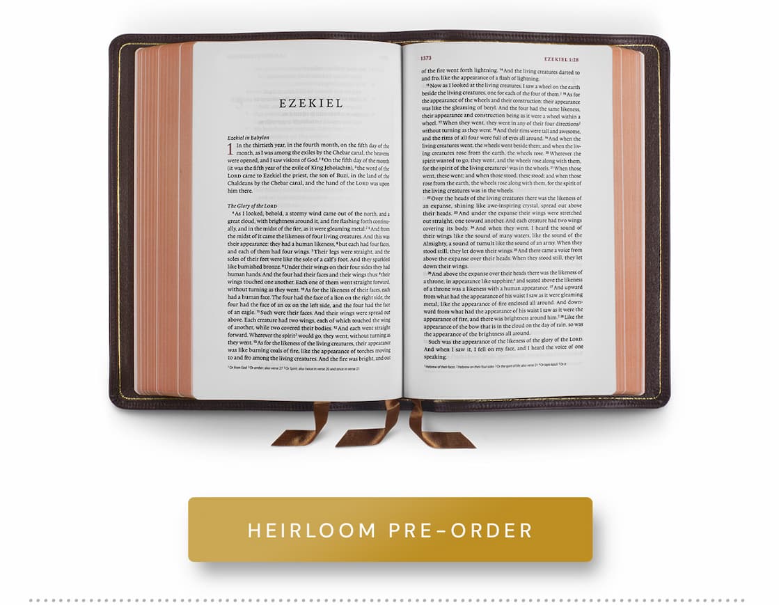 This fall, building towards the 25th anniversary of the ESV, and the 500th anniversary of the Tyndale Bible, Crossway is releasing a wide range of innovative new Bible editions for every use. Who do you know that needs a new Bible?
