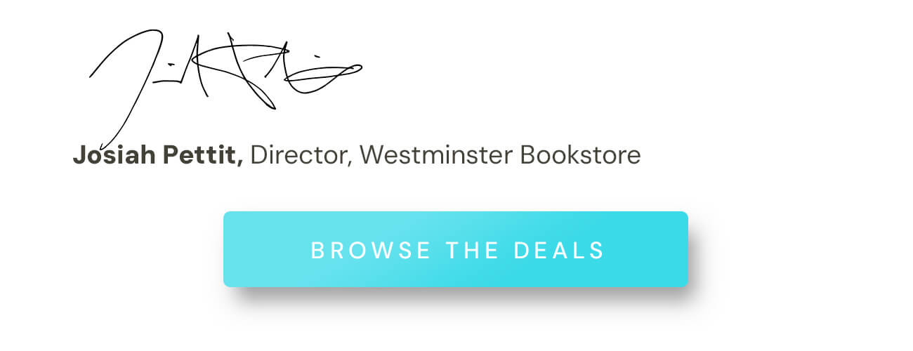 For 72 hours, we’re offering deep discounts on over 400 of our best books. With each book you buy, you’re not just saving a few dollars. You’re strengthening the Christian book ecosystem—helping us expand our influence with publishers and extend the reach of gospel truth. Thank you for standing with us.