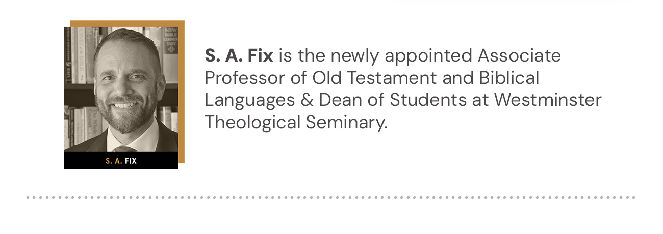 As a ministry of Westminster Theological Seminary, we're especially grateful for faculty who don't keep their scholarship confined to the classroom. These pastor-scholars labor to serve Christ's church, translating years of careful study into books that equip pastors, strengthen believers, and proclaim the whole counsel of God. We're proud to share their work with the global church.