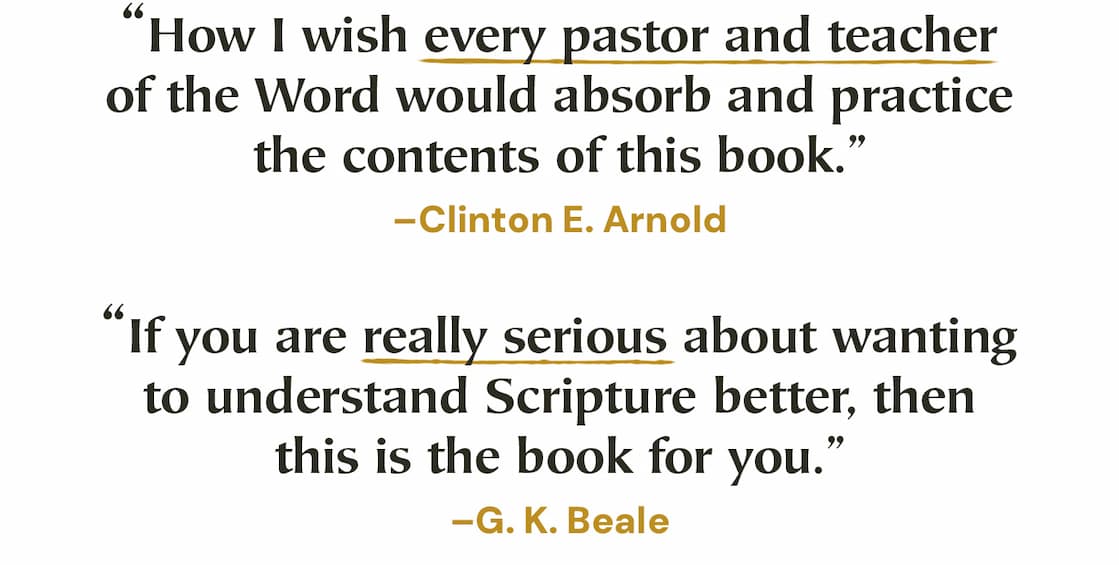 Every Christian wants to understand the Bible more deeply—but knowing how to move from reading the text to interpreting and applying it faithfully can feel overwhelming. This two-volume set provides a clear path forward by equipping believers to study, teach, and apply the entire Bible with confidence. Grow in your ability to handle God’s Word faithfully and discover how the whole Bible points to the hope of the gospel and the glory of the Messiah.