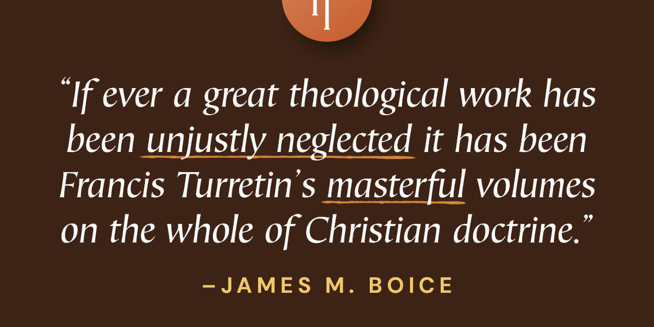 Genevan theologian (1623–87) contrasts a comprehensive Reformed theology with conflicting perspectives—affirming and demonstrating the truth by refuting false doctrine. Set Features This is the only English translation of Francis Turretin's Institutio Theologiae Elencticae. Edited by James T. Dennison Jr. and translated by George Musgrave Giger. New edition features a brown linen hardcover with gold foil and a satin ribbon bookmark. New edition retains the same interior design and pagination. American Protestantism, especially Presbyterianism, owes much to Turretin's influence in that Charles Hodge and Robert L. Dabney assigned the Institutes to their students. It was at Hodge's request that Princeton's George M. Giger produced an English translation, which amounted to eight thousand handwritten pages. Now, more than a century later, James T. Dennison has undertaken the monumental task of editing, documenting, and indexing that translation of Turretin's timeless classic for the benefit of readers today.