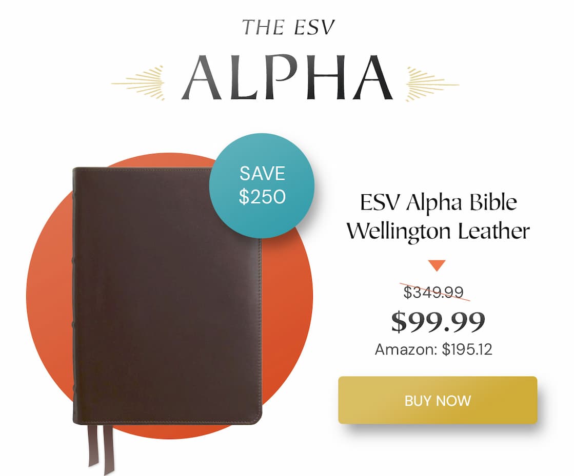 Created with the highest-quality materials, the ESV Heirloom Bible is an elegant Bible printed and bound with superior craftsmanship by Royal Jongbloed in the Netherlands. This Bible features European Bible paper, an extra smooth sewn binding, art gilding, and multiple ribbon markers. Manufactured with care and precision, the ESV Heirloom Bible is guaranteed to last a lifetime.