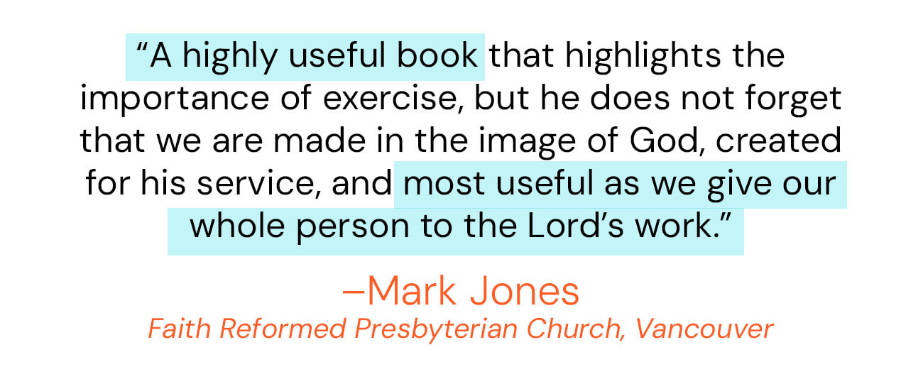 A Pastor Looks at Physical Exercise and Its Potential to Serve Spiritual Life and Joy We live in an age dominated by screens. For many, life is sedentary, and it's become increasingly difficult to prioritize physical activity. Quietly conformed to this new normal, they feel sluggish and unmotivated. Others, however, have become entangled in a fitness culture that prioritizes the self, fuels pride, and coddles idolatry. Is it possible to make exercise holy? A Little Theology of Exercise explores how stewarding our bodies can serve the soul, honor God, and bless others. Combining biblical texts with practical guidance, pastor and author David Mathis encourages readers to embrace modest exercise as a way to deepen their knowledge and enjoyment of Christ and then reflect his love in the world. By placing Christ at the center of physical training, readers will discover a greater joy in exercise and an even deeper joy in their relationship with God.