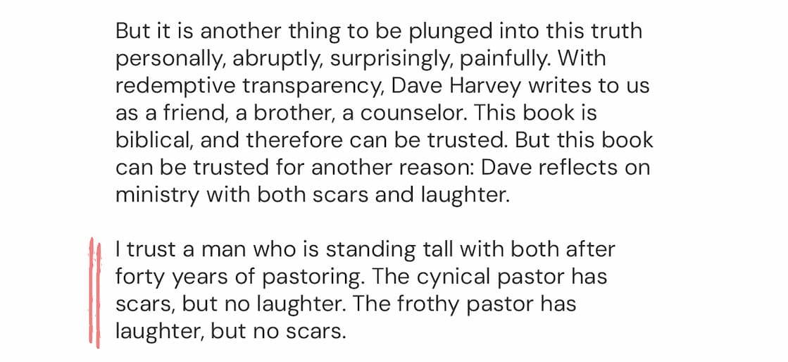 When you signed on for ministry leadership, you didn't realize there would be a clause. The suffering and sadness, fatigue and feebleness, troubles and trauma, are all a part of a conspiracy. The author calls it The Clay Pot Conspiracy Our weakness + God's power = Resilient ministry. It is God's plan to use what we lack to build perseverance and press us to embody the gospel we preach.  Based on his extensive experience in ministry, Harvey unravels the conspiracy, helping readers understand how God is magnified and his grace is displayed in our response to weakness. Combining Scripture, gripping stories, and practical tools, he takes leaders on an exploration of seven surprising wonders within God's plan, covering areas such as how God uses loss to bring life, the role of enemies, importing weakness into your team culture, and above all, dependence upon Christ. Each person's story in ministry is different, yet the goal remains the same: To draw back the curtain on God's plan to help you embody the gospel.
