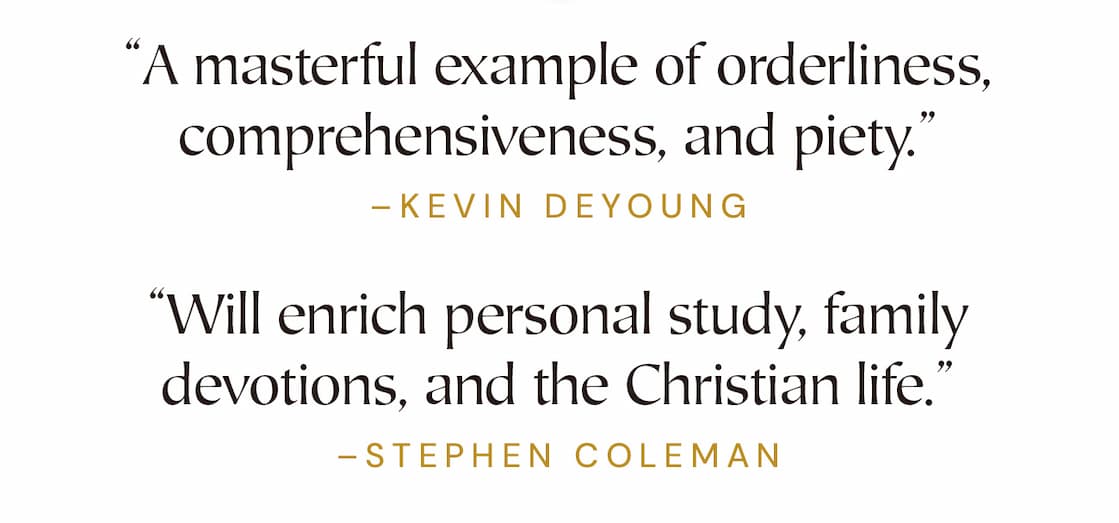 "There is no study of the Catechism quite like this one." - excerpt from Chad Van Dixhoorn's Preface John Thomson’s Explication offers a commentary on the Westminster Shorter Catechism that is approachable by scholars and families alike. Each question and answer of the WSC is listed along with a number of sub-questions which seek to unpack and elucidate the details of the WSC’s questions. A treasure trove for pastors and parents, Thomson’s Explication delivers unique insights into one of the crown jewels of the Reformed Catechetical tradition.