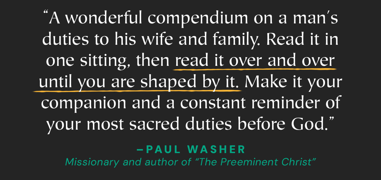 The Good News? You'd die for your wife and kids. The Bad News? That's the easy part. Being a godly husband and father isn't about one big heroic moment--it's about showing up every day. You need a simple, biblical plan to help you stay faithful in the daily grind of leading your family. This short, practical guide unpacks how Jesus' ministry should shape our leadership at home. With Christ-centered encouragement and no-nonsense wisdom, Joel Beeke challenges us to step up to God's calling--while reminding us to rest in the finished work of Christ alone. Straightforward and full of real-world lessons, How to Lead Your Family: A Guide for Men Wanting to be More sets high standards. But it also gives us the biblical foundation, encouragement, and practical advice we need to pursue those standards. Read it, and prayerfully lift your entire family through steady, loving leadership.