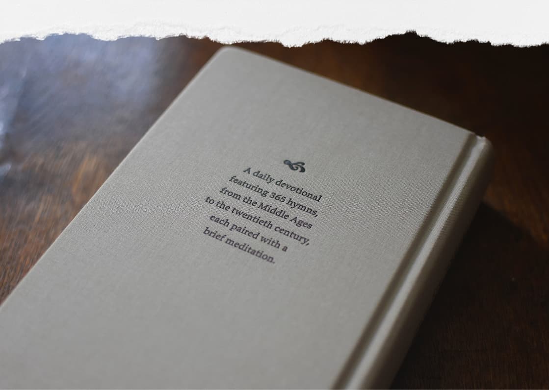 This elegant cloth-bound devotional features 365 hymns from the Middle Ages to the twentieth century, each paired with a brief meditation. Includes a title index and ribbon. Marks hymns for Passion Week and Advent.
