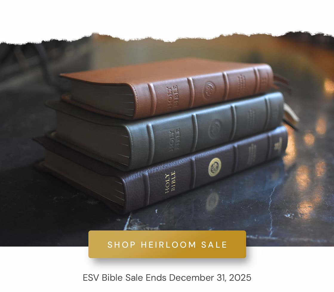 Created with the highest-quality materials, the ESV Heirloom Bible is an elegant Bible printed and bound with superior craftsmanship by Royal Jongbloed in the Netherlands. This Bible features European Bible paper, an extra smooth sewn binding, art gilding, and multiple ribbon markers.  Manufactured with care and precision, the ESV Heirloom Bible is guaranteed to last a lifetime.