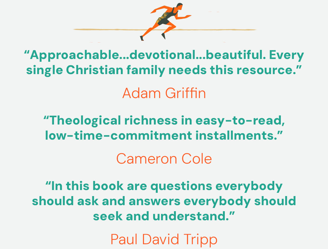 Written Especially for Tweens, This Devotional Tackles 10 Important Questions about Salvation Everyone has questions about religion, but when you're young, finding the answers can be difficult. Some books are too complex and others don't dive deeply enough into the faith topics that matter most to kids and teens. So where can young readers go to grow in their understanding of God and his word? The 10 Questions series invites children ages 8-14 to investigate spiritual questions and provides reliable theological and practical answers on their level. The first book, 10 Questions about Salvation, helps readers find joy, security, and hope in God's gracious love. Each 10 Questions book presents one main topic, poses 10 vital questions on the topic, and answers each question through 3 short devotions. Readers can work through the 30 readings in any order they choose. Written to be read alone or aloud with family, 10 Questions about Salvation is the perfect way to start or end each day reflecting on the things of God.