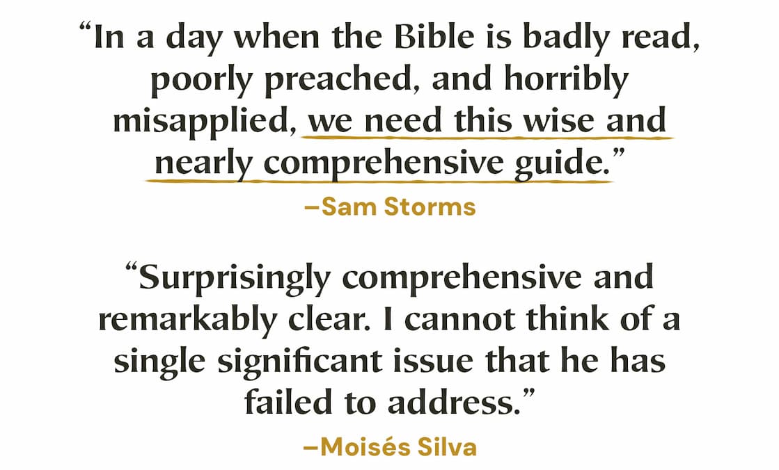 Every Christian wants to understand the Bible more deeply—but knowing how to move from reading the text to interpreting and applying it faithfully can feel overwhelming. This two-volume set provides a clear path forward by equipping believers to study, teach, and apply the entire Bible with confidence. Grow in your ability to handle God’s Word faithfully and discover how the whole Bible points to the hope of the gospel and the glory of the Messiah.